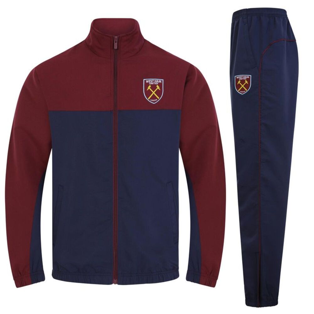 West Ham United FC Mens Tracksuit Set / Navy Blue